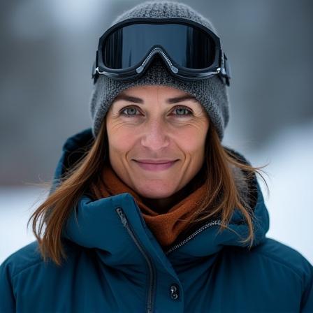 Sofía, especialista en técnica de hielo